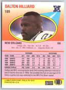 1991 Fleer Ultra Dalton Hilliard