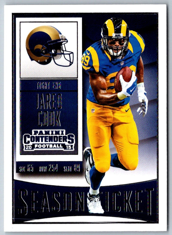 2015 Panini Contenders Jared Cook #25