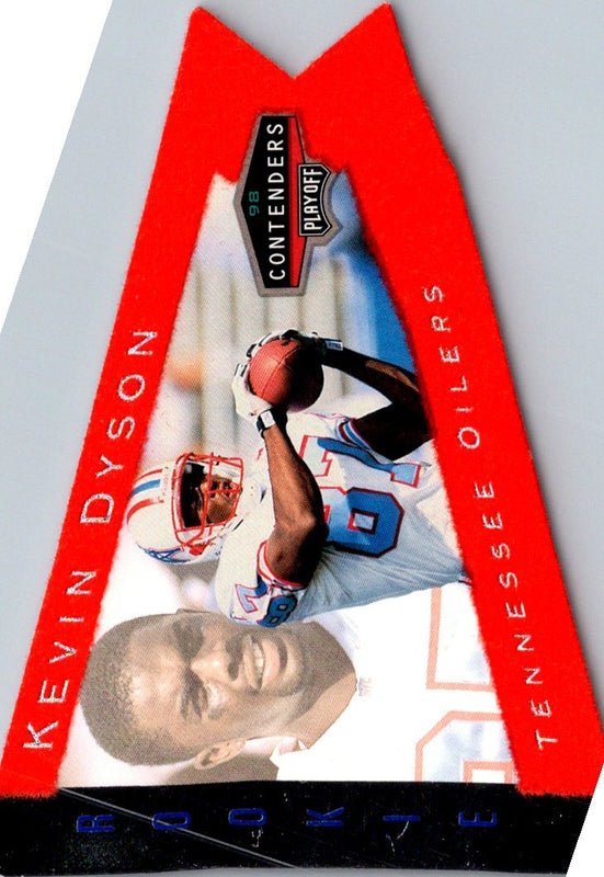 1998 Playoff Contenders Pennants Blue Felt Kevin Dyson #96