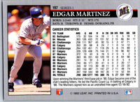 1992 Leaf Edgar Martinez #197