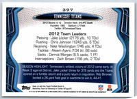 2013 Topps Tennessee Titans #397