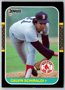 1987 Donruss Calvin Schiraldi