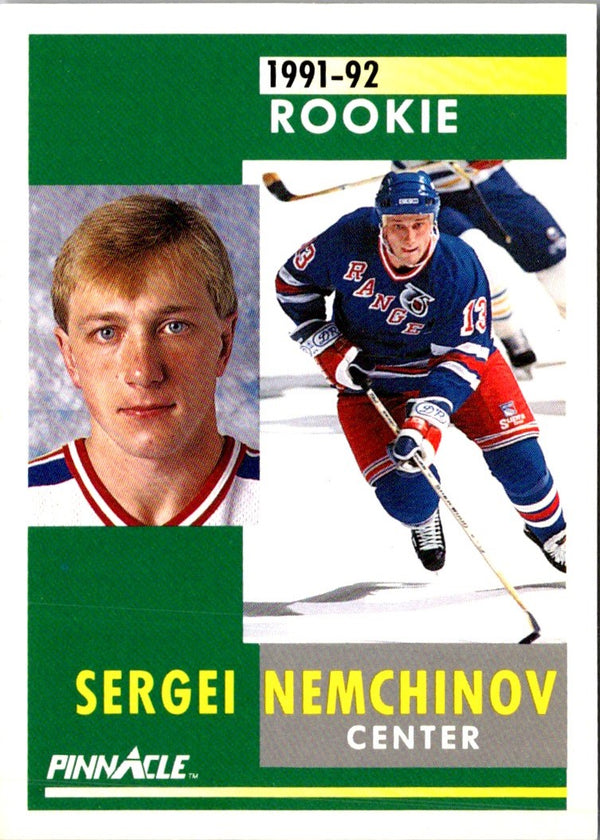 1991 Pinnacle Sergei Nemchinov #317