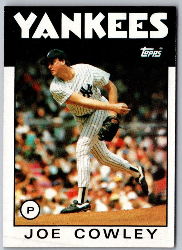 1986 Topps Joe Cowley #427