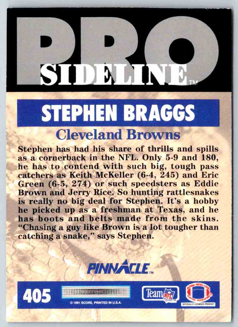 1991 Pinnacle Stephen Braggs