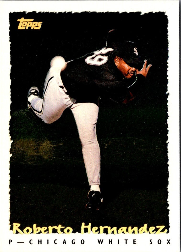 1995 Topps CyberStats (Spectralight) Roberto Hernandez