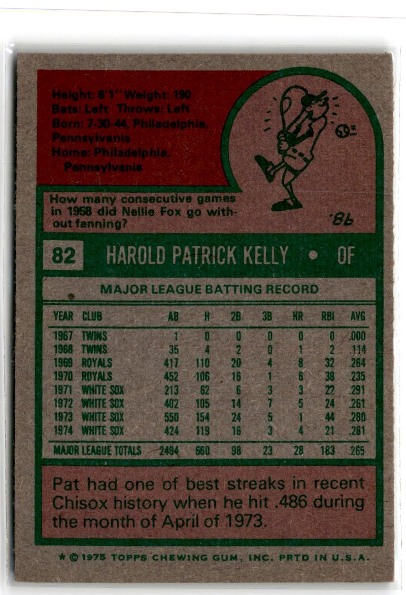 1975 Topps Pat Kelly