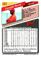 1993 Topps Gold Gerald Perry #597