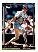 1992 Topps Geno Petralli