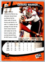 2001 Press Pass Gerard Warren #41