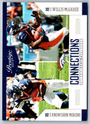 2012 Panini Prestige Connections Knowshon Moreno/Willis McGahee
